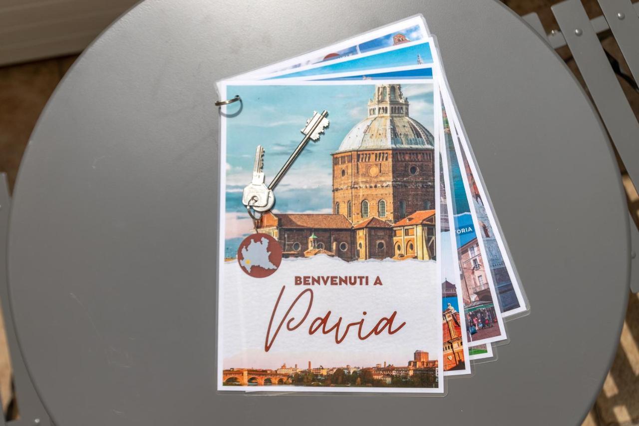 Apartmán Centro Storico • Wi-Fi, Netflix E Terrazzo Pavia Exteriér fotografie
